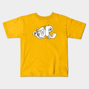 Snail Bunny Chat Kids T-Shirt